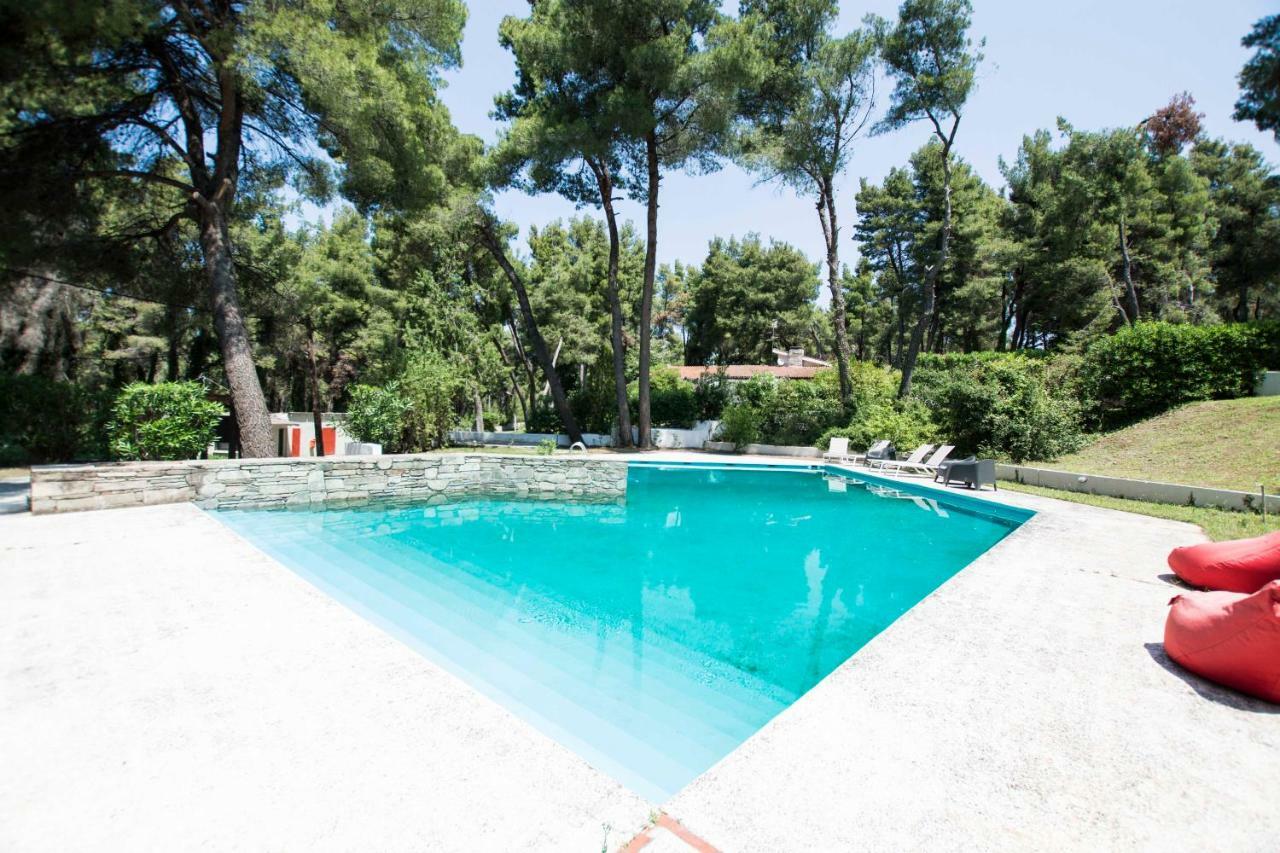 Villa Aurora In Sani With Garden And Pool Esterno foto