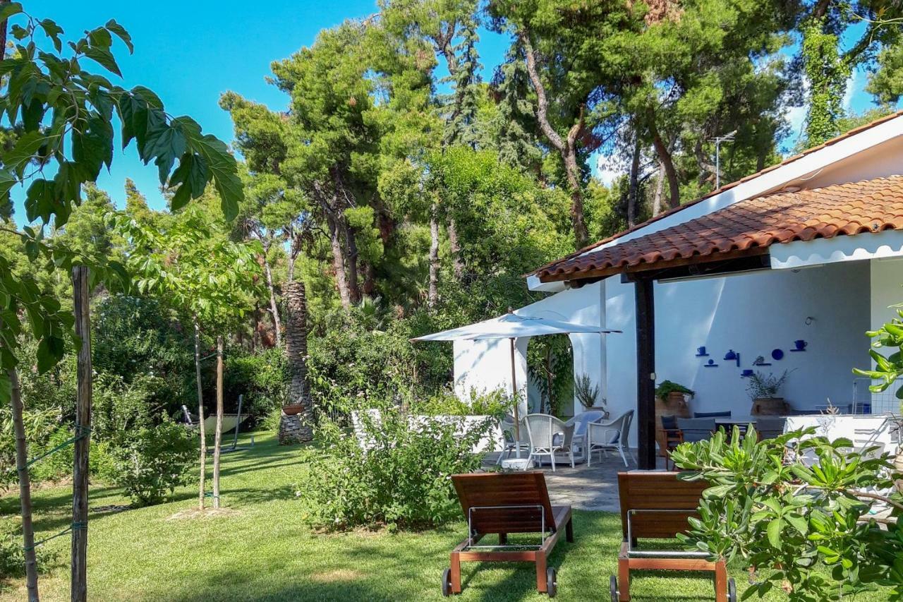 Villa Aurora In Sani With Garden And Pool Esterno foto